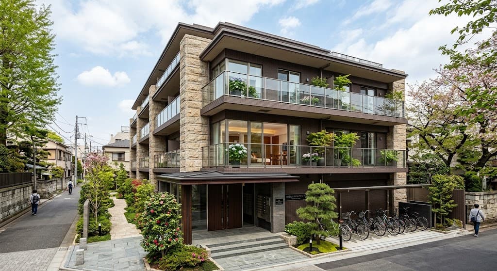 文京区本駒込 中古マンション 2LDK 低層レジデンス