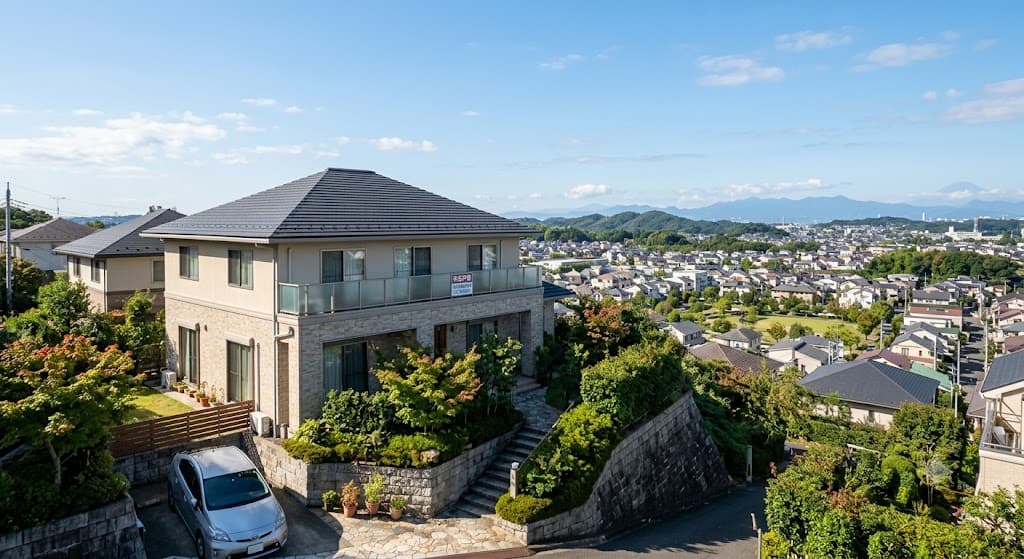 町田市玉川学園 中古戸建 4LDK 眺望良好の高台