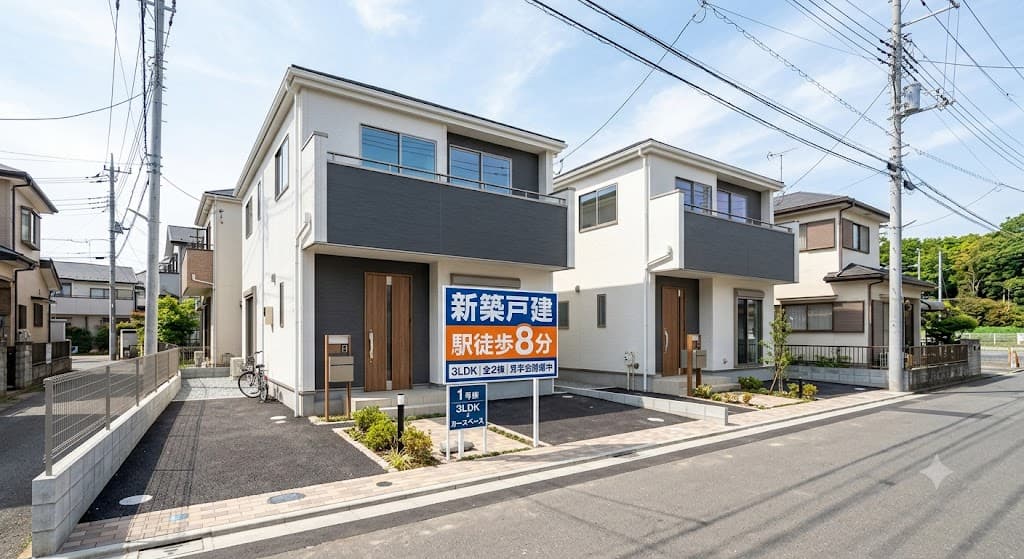 足立区北綾瀬 新築建売 3LDK 駅徒歩8分