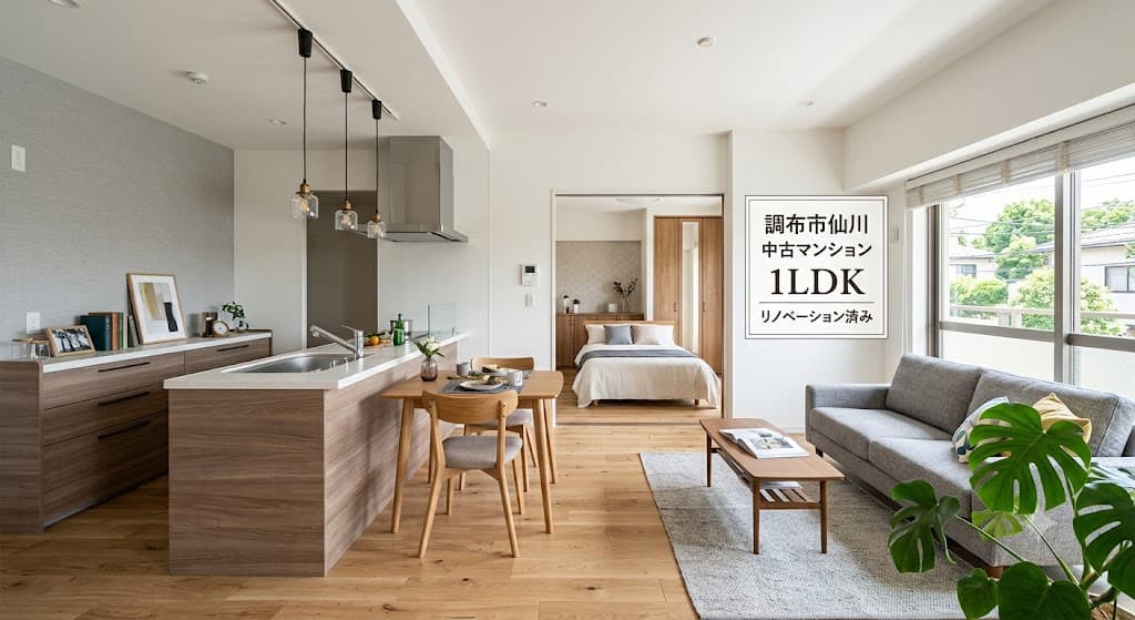 調布市仙川 中古マンション 1LDK リノベーション済み