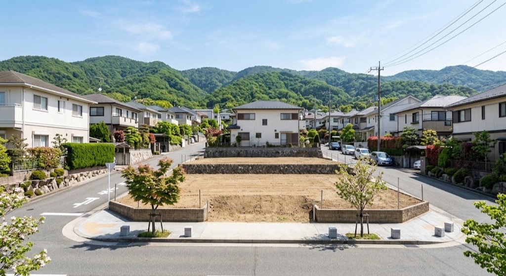 宝塚市逆瀬川 売地 125.60㎡(約38.0坪) 建築条件なし